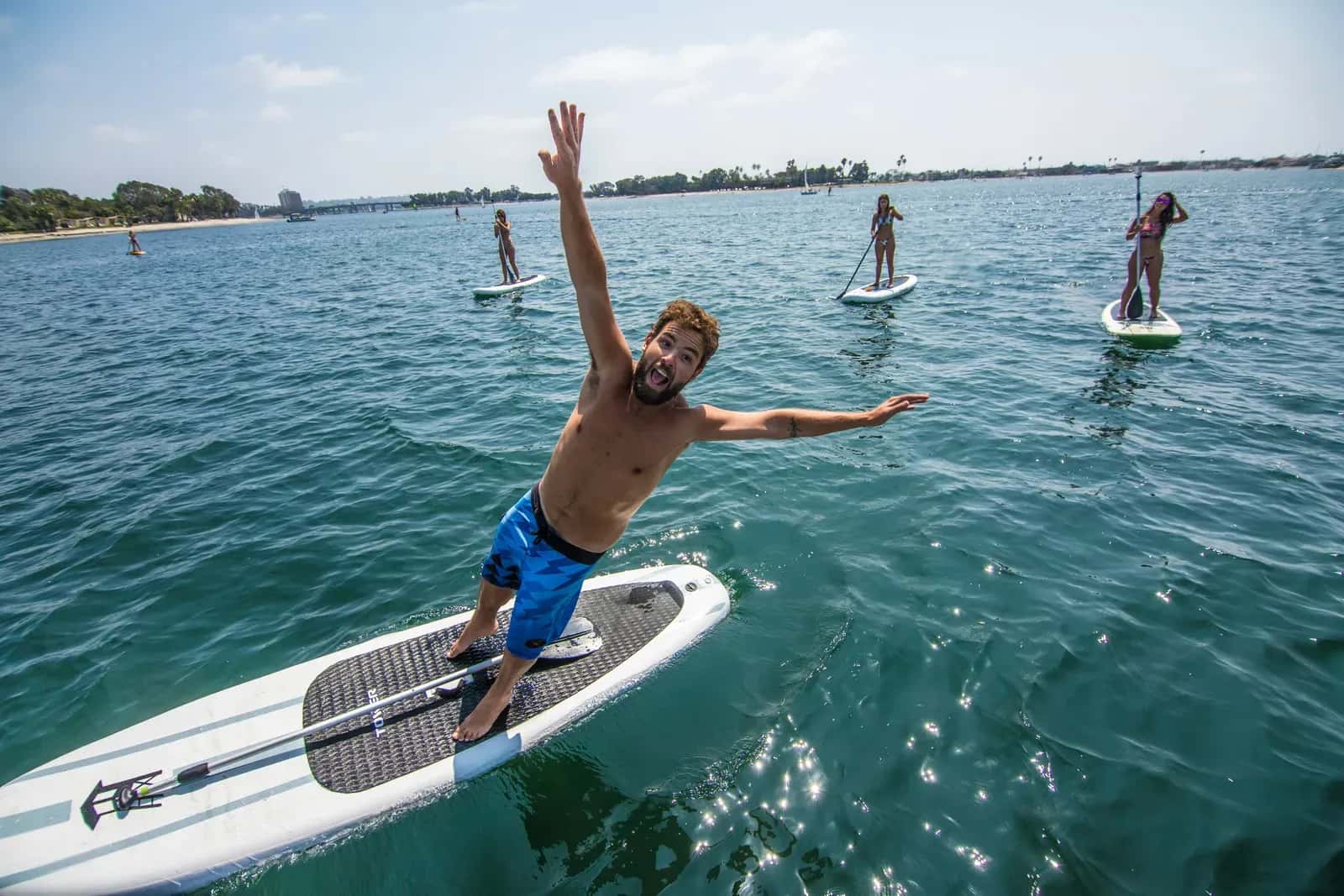 Water sports paddleboarding